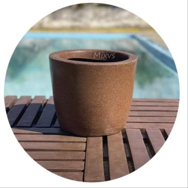Imagem de Vaso De Planta Polietileno Jardim Varanda Cores - Flores Imp, Marrom