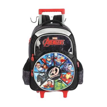Imagem de Mochila de Rodinhas Com Alça Luxcel Avengers Preto