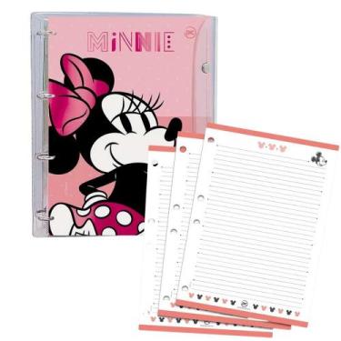 Imagem de Caderno argolado universitario minnie com 192 folhas- dac, 1