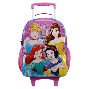 Imagem de Mochila De Rodinhas 14 Princesas - 11561 - Escolar