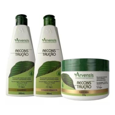 Imagem de Kit Arvensis Reconstrução Shampoo Condicionador Mascara 250G