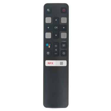 Imagem de ECONTROLLY ERC802V 06-BTZNYY-ERC802V Controle remoto de substituição de voz compatível com controle remoto TCL ARC802V QRC802V ERC802V CRC802V adequado para Hitachi Smart TV 32S6500S 40S6500FS