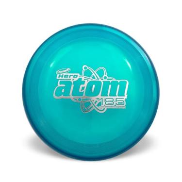 Imagem de SuperAtom 185 Frisbee para cães, brinquedo para cães ao ar livre e mini frisbee para cães, disco voador de plástico macio para cães (azul)