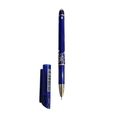 Imagem de Caneta Mágica para Tecido ou Papel, Apagável com Calor ou Borracha, Azul