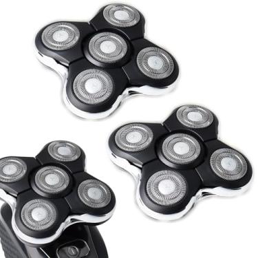 Imagem de Pacote com 2 cabeças de substituição Blade Pro compatíveis com Remington Balder Pro XR7000, 5 cabeças de barbear de trilho duplo para um barbear suave e rente sem irritação. (pacote com 2)