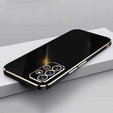 Imagem de Capa de telefone quadrada folheada brilhante para samsung galaxy a52 a52s a72 a22 a82 a32 4g 5g a51 a71 m32 capa protetora de silicone macio,01, para a52s (5g)