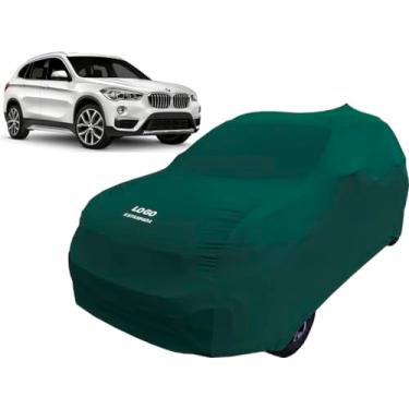 Imagem de Capa Automotiva Para Bmw X1 Tecido Helanca Lycra (Verde)