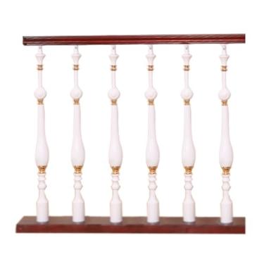 Imagem de Flexível Corrimãos resistentes para degraus ao ar livre, coluna de corrimão de escada, poste de balaústres para interior para escadas de concreto e madeira Espesso