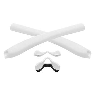 Imagem de Vonxyz Kits de borracha de substituição para óculos de sol Oakley EV Zero Range - Branco