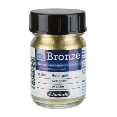 Imagem de Pigmento Metalizado Oil Bronze Schmincke 50ml Rich Gold