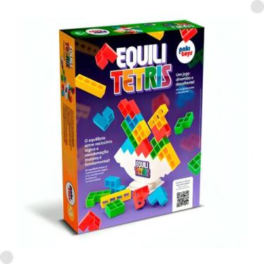 Imagem de Jogo Infantil EquiliTetris Peças Coloridas 1203 - Pakiplast