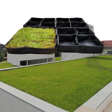 Imagem de Telhado Verde Módulo Em Feltro 1 M2 Teto Verde Green Roof Allgreen