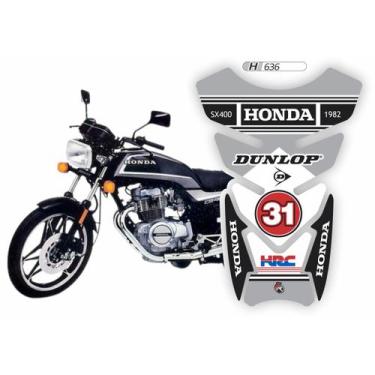 Imagem de Adesivo Protetor Tanque Moto SX400 1982 HRC H636 - Resitank