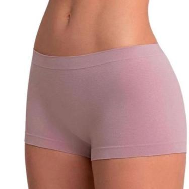 Imagem de Calcinha Loba Af Boxer Touch Sem Costura Feminina Algodão Dia a Dia Nã