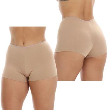 Imagem de Short Curto Ìntimo Anagua Segunda Pele Feminina Não Marca Saia Vestido