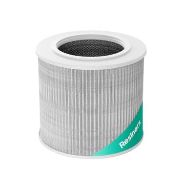 Imagem de Resiners 1 pacote de filtro de substituição para purificador de ar Purair, filtro de substituição de purificador de ar de resina 2 em 1, filtro de substituição H13 True HEPA, certificado SGS,