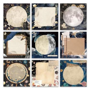 Imagem de Post it Bloco de notas adesivas 3x3 bonito e estético - 450 folhas - Acessórios de mesa para escola, escritório e casa - presentes ideais para professores, mulheres e colegas de trabalho (Moonshine)