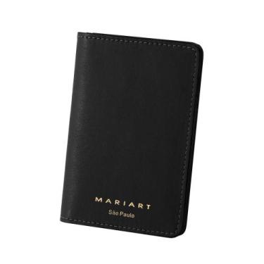 Imagem de Carteira de Couro Mariart Buriti, Preto