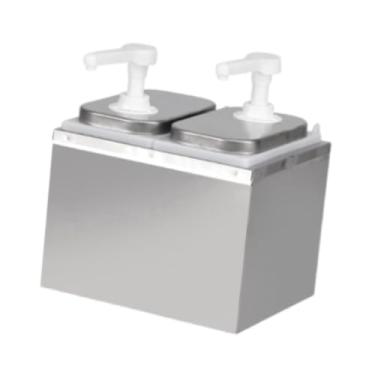 Imagem de Bothyi Molho Dispensador Pumping Coffee Coffee Dispenser 2000 ml Molhos de recipiente de jarra de mel com garrafa de xarope de bomba para bomba para casa, 2l 2 Cabeça