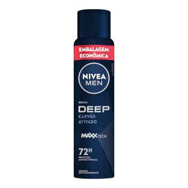 Imagem de NIVEA MEN Antitranspirante Aerossol Deep Carvão Ativado 200ml