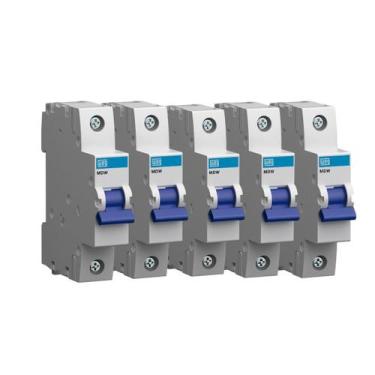 Imagem de Minidisjuntor Weg MDW-C10 10A Curva C  Kit com 5 Unidades de Alta Qual