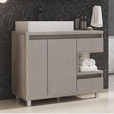 Imagem de Armário de Banheiro 100cm Malbec