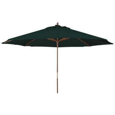 Imagem de Ombrelone Tramontina Em Madeira e Poliéster Verde 3m 14586081