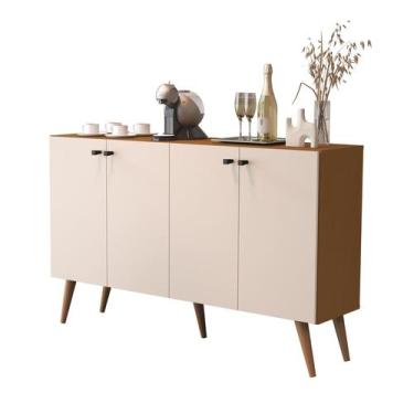 Imagem de Aparador Bancada Sala Jantar Buffet Balcão Cozinha Cantinho do Café 4 