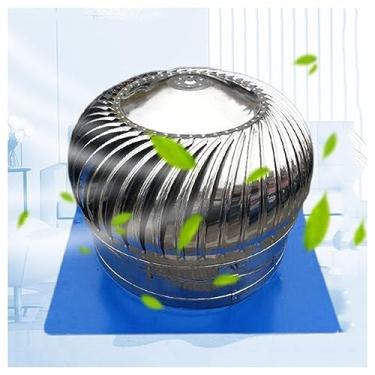 Imagem de WZYCLTT Spinner de aço inoxidável, capô giratório de chaminé, capô de chaminé anti corrente descendente com ventilação de tampa rotativa, tampa de capota com base de garra, economia de energia