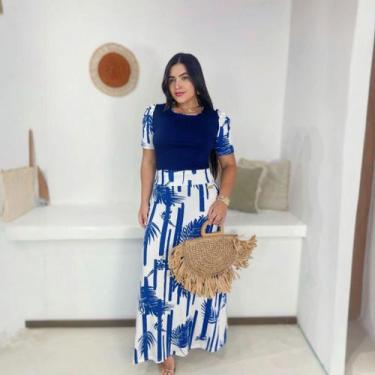 Imagem de Conjunto Longo Plus Size Julia Moda Evangélica Feminina - Miss Flower,