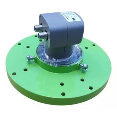 Imagem de Suporte Com Lnbf Ku Duplo P/transformar Antena Banda C Em Ku - Pasmeyt