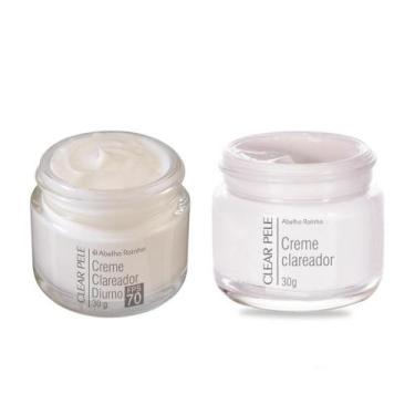 Imagem de Kit Melasma Creme Clareador Diurno Fps 70 e Creme Clareador Noturno Cl