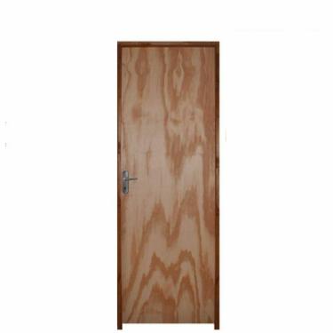 Imagem de Kit Porta Lisa de Madeira Mescla 80 X 2.10 Batente Ecológico 11cm Fech