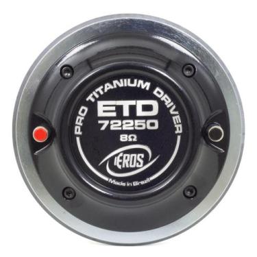 Imagem de Driver Ti Eros Etd72250 125w Rms 8 Ohms Corneta ETD 72250 Titanio 2 Po