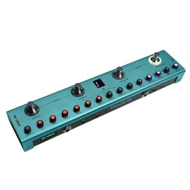Imagem de M-VAVE Pedal De Guitarra Multi Efeitos Tank-G Bass Effector 36 Presets Chorus Delay Reverb Mod Gravação Tuner Darkgreen
