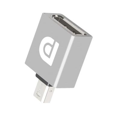 Imagem de FENGHAISHUN Mini DisplayPort para Displayport adaptador conversor 8K @60Hz Mini DP macho para DP 1.4 fêmea extensor adaptador para laptop, monitor TV, PC