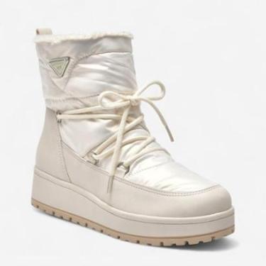Imagem de Bota Via Marte Feminina Marfim-Feminino