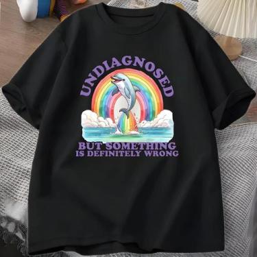 Imagem de Camiseta Feminina Vintage Manga Curta - Estilo Verão, BR-G4, Bj3442, P