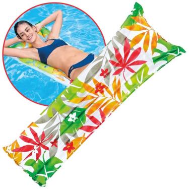 Imagem de Colchão Inflável Piscina Praia Esteira Fashion - Intex Palmeira