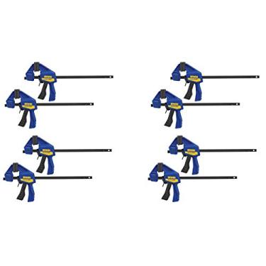 Imagem de Irwin Quick Grip 530062 4-1/2" Quick-Grip One-Handded Micro Bar Grampo 4 unidades