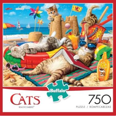 Imagem de Buffalo Games - Beachcombers - 750 Piece Jigsaw Puzzle Multicolor, 24"L X 18"W
