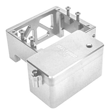 Imagem de BeaxTurbo Racing Upgrade Parts CNC Aluminum7075 Servo Mount & Reciever Case for Losi DBXL-E 2.0 1:5 (Silver)