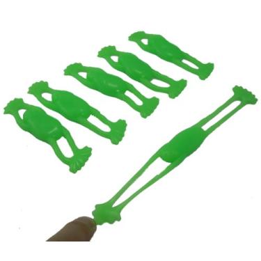 Imagem de Yabber Lembrancinhas Para Meninos [Sapos Voadores Verdes] Gel Elástico Seguro [Gruda Na Parede] Sling Shot Froggy [24 Unidades] Para Adolescentes Com Mais De 15 Anos - Luta De Sapos De Aniversário