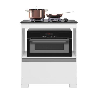 Imagem de Balcão Cooktop Nt3110 Branco New Notável Móveis Branco New