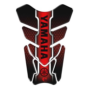 Imagem de Adesivo Resinado Protetor De Tanque Moto Yamaha Vermelho Cor Vermelho