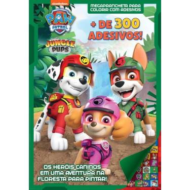 Imagem de Livro - Patrulha Canina Megaprancheta para Colorir com Adesivos