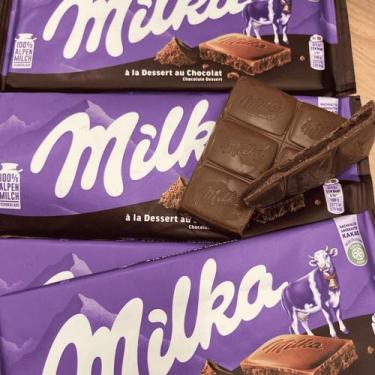Imagem de Chocolate ao leite Milka mousse de chocolate 100g importado
