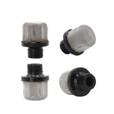 Imagem de Brlyeeanze Filtro De Entrada Para Pulverizador Tinta Sem Ar 288716 Compatível Com Pistola Pulverização Magnum X5 Lts15 X7 Lts17 Prox9 Prox19 Prox17 Prolts170 Rosca 3/4" (Pacote 4)