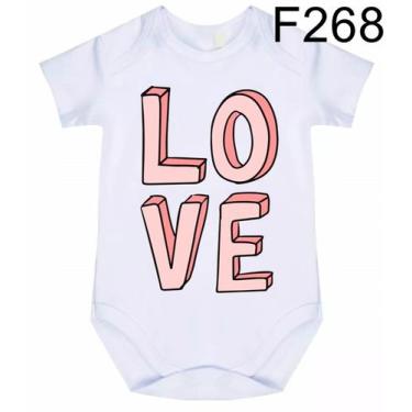Imagem de Body Bebê Frases Love F268 - Meu Bebê, Branco, GG