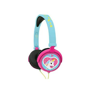Imagem de LEXiBOOK, Fones de ouvido estéreo dobráveis Unicorn com limitador de volume, HP017UNI